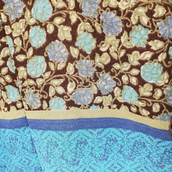 Vintage Emma James  YZZA Ruffled V Neckline Blouse - Picture 5 of 11